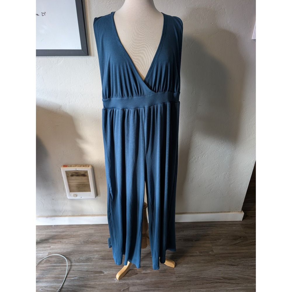 Blue Cider Jumpsuit wide leg baggy womens sz xl